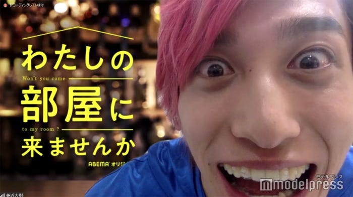 ZOOMで取材に応じた兼近大樹 (C)モデルプレス