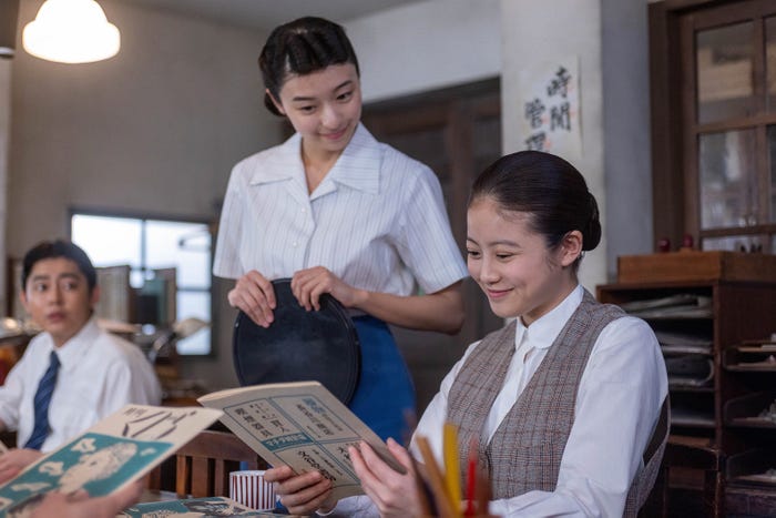 鳴海唯、今田美桜「あんぱん」第77話(C)NHK