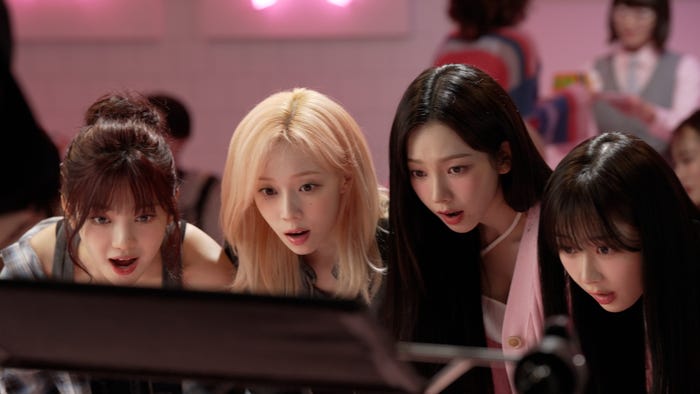 aespa/CMメイキングより(提供写真)