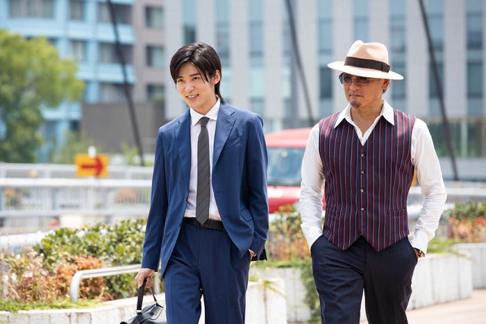 目黒蓮、吉川晃司「トリリオンゲーム」第5話より(C)TBS/撮影:高橋裕子