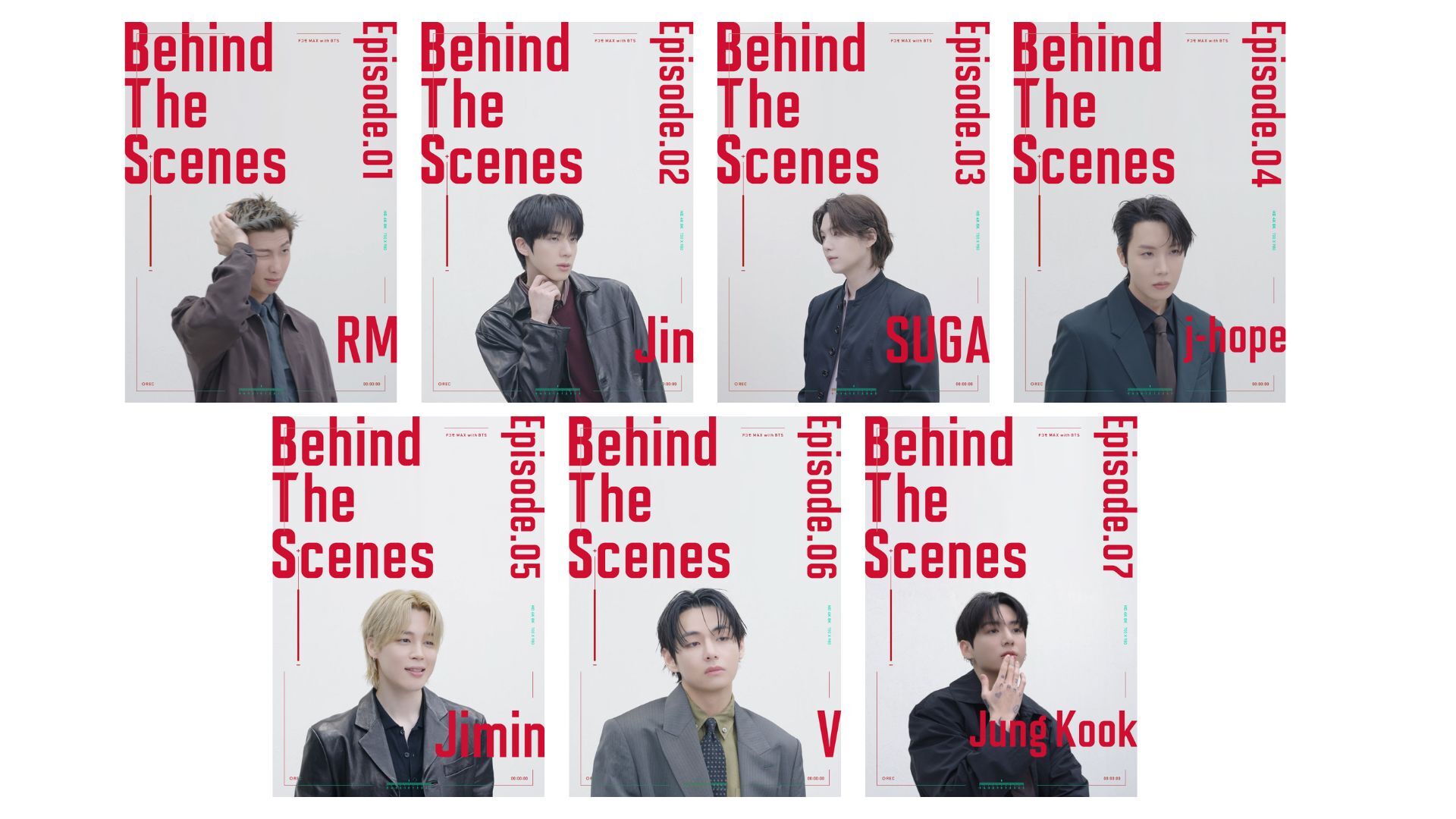 「ドコモ MAX with BTS｜Behind The Scenes」（C）Lemino