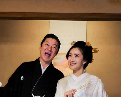 中田クルミ、夫・浅野忠信と結婚1周年迎え挙式報告 和装ショットも公開