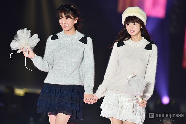 佐藤美希（左）、岡田紗佳