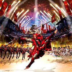 世界初のスペクタクル・ショー「戦国・ザ・リアルat大坂城」イメージビジュアル/画像提供:ユー・エス・ジェイ