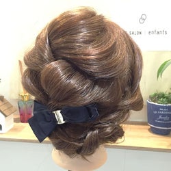 【パーティー向けアップ】ざっくりとした編み込みがかわいいお手軽簡単ヘアアレンジ