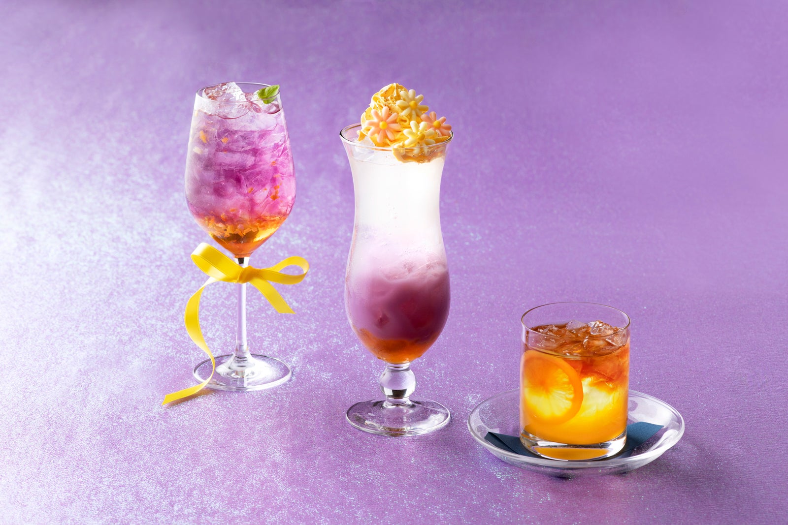 ラプンツェルをイメージしたスペシャルドリンク（C）Disney