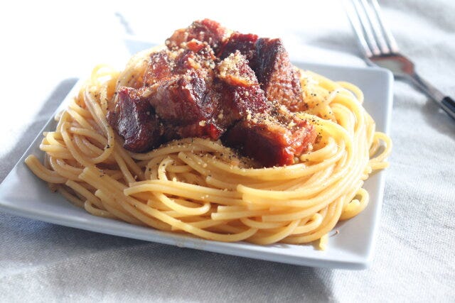 セブンイレブン セブンプレミアム 金の豚角煮 セブンイレブン セブンプレミアム グルメ 簡単 お手軽 本格的 金のシリーズ 金の豚角煮 角煮 豚角煮 角煮パスタ 大人気 人気 バズり バズり飯 バズリ飯 バズリ