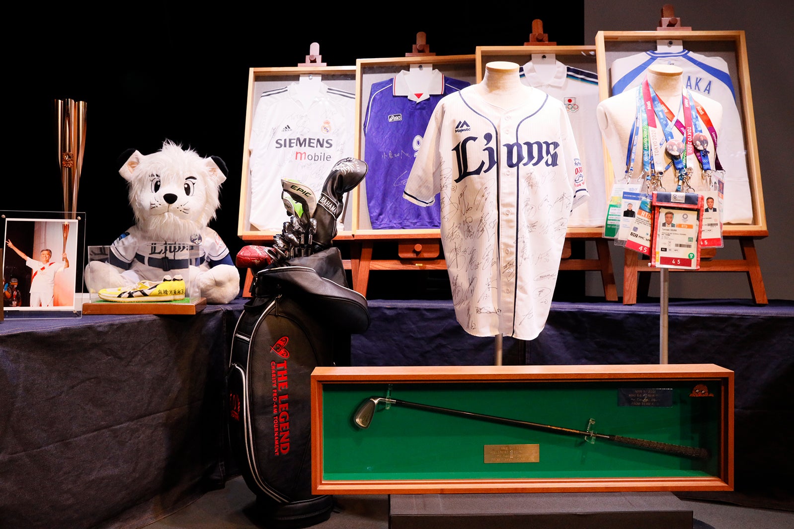 思い出の展示（提供写真）