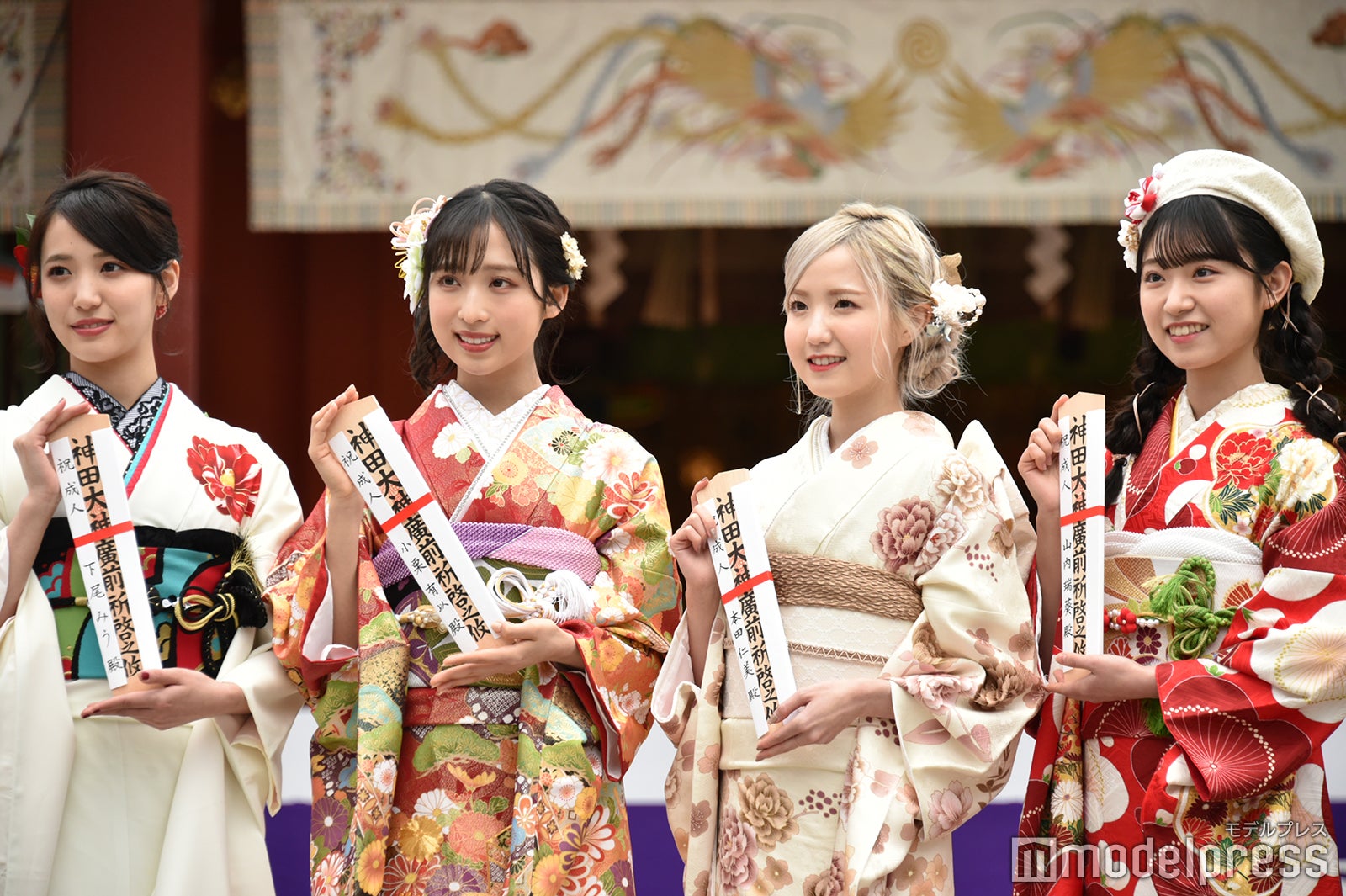 下尾みう、小栗有以、本田仁美、山内瑞葵 （C）モデルプレス