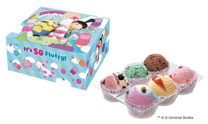 バラエティパック “ミニオン” 1,550円~/画像提供:B-R サーティワン アイスクリーム