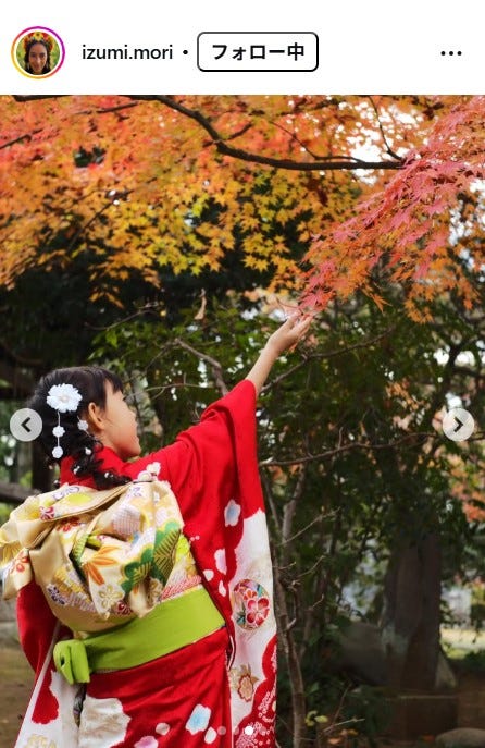 森泉Instagramより