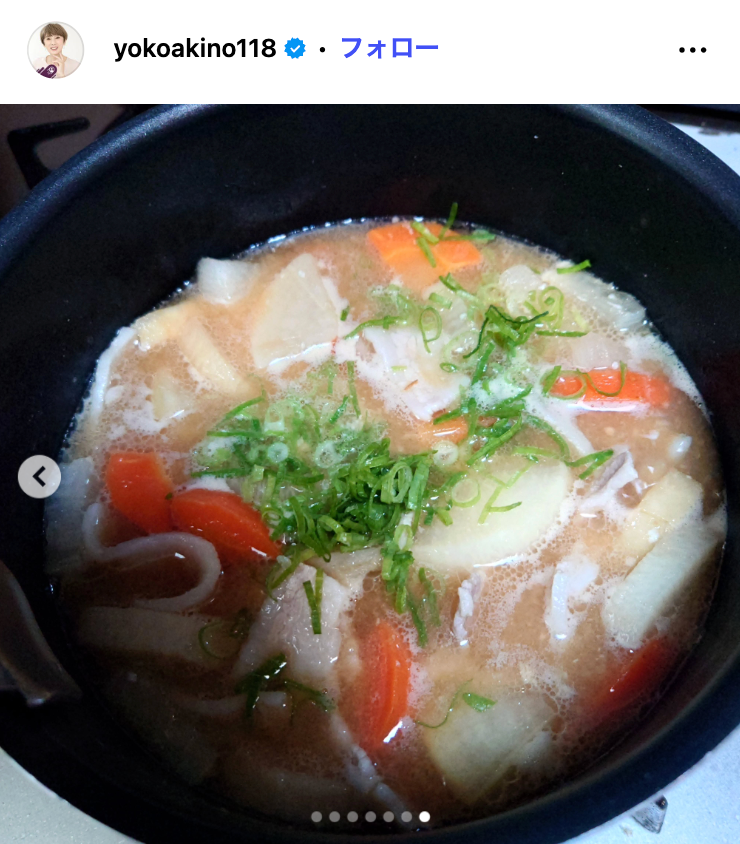秋野暢子Instagramより