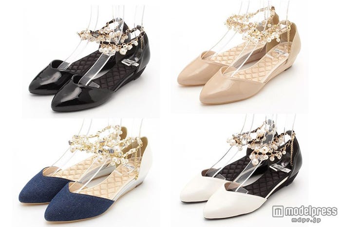 【abcdevol】2wayストラップビジューパールセパレーツパンプス「EVOL」9,900円(税込)
