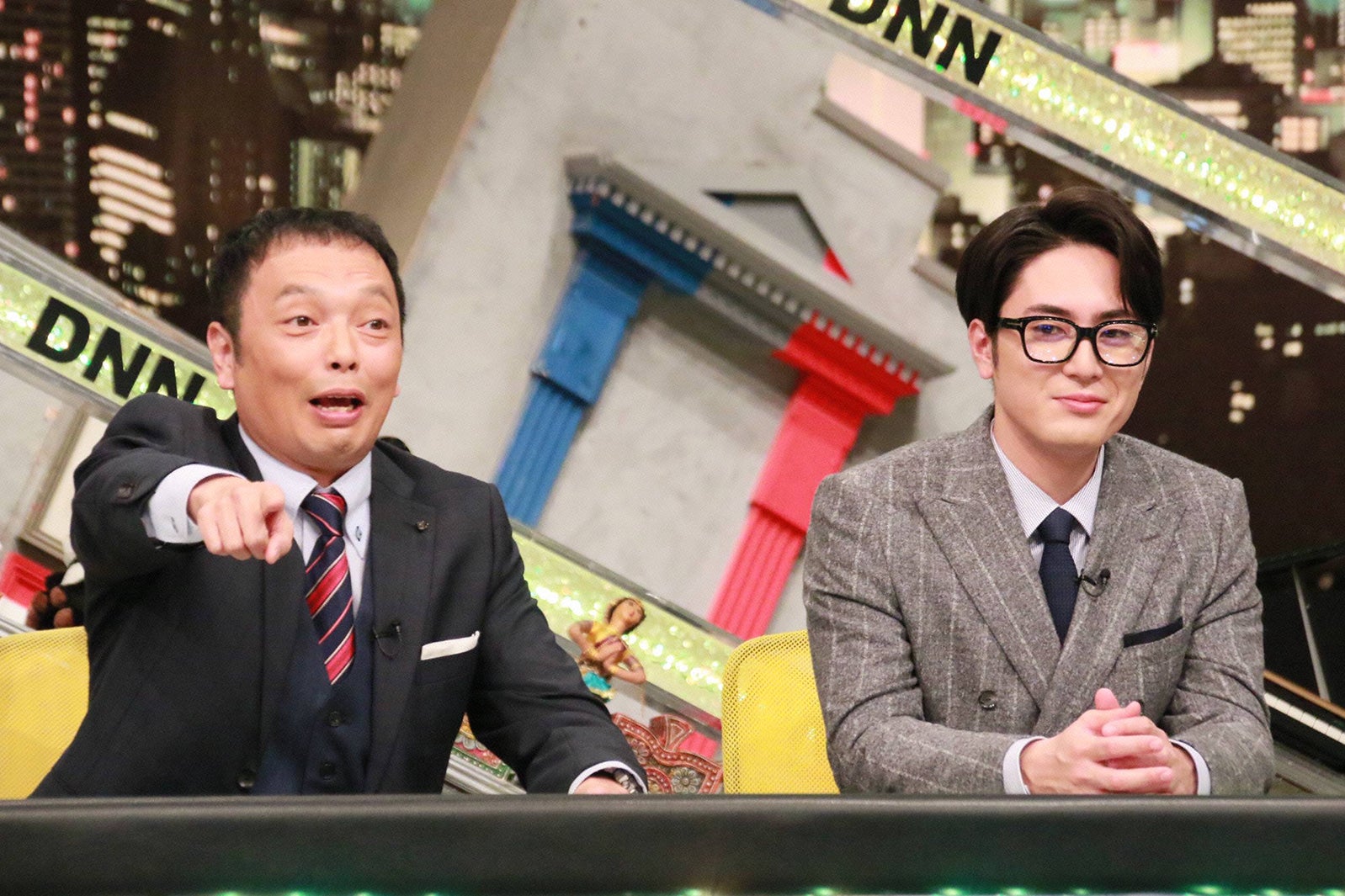 （左から）礼二、間宮祥太朗（C）フジテレビ