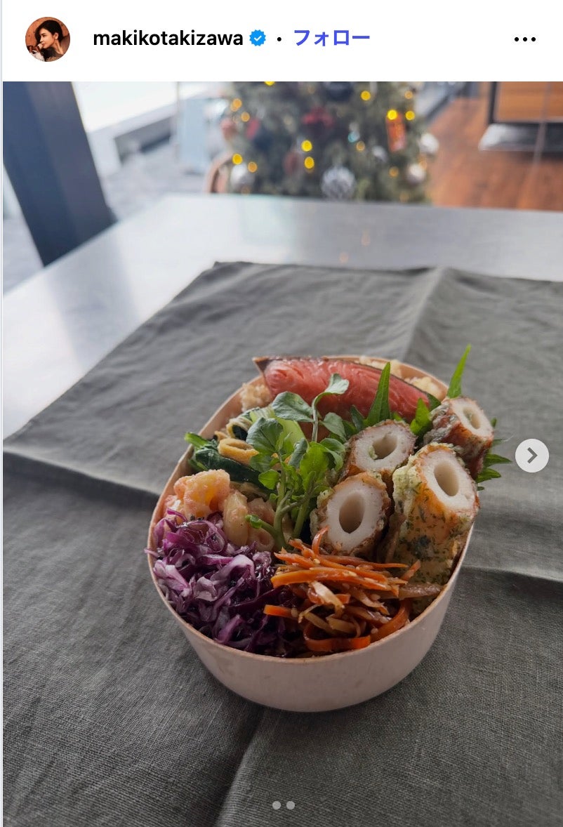 滝沢眞規子Instagramより