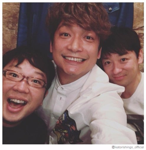 香取慎吾、山本耕史＆天野ひろゆきとの密着ショット 「ホンネロス解消される」とファン歓喜