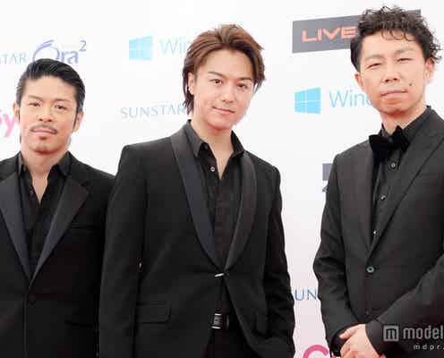 EXILEの登場にファン絶叫 クールなブラックスーツで魅力全開