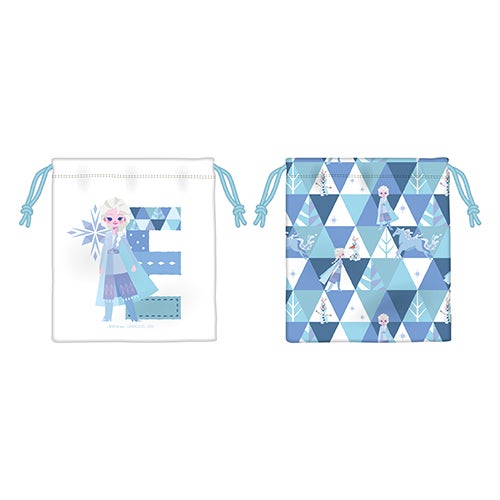 巾着2種（エルサ）　各850円（C）Disney