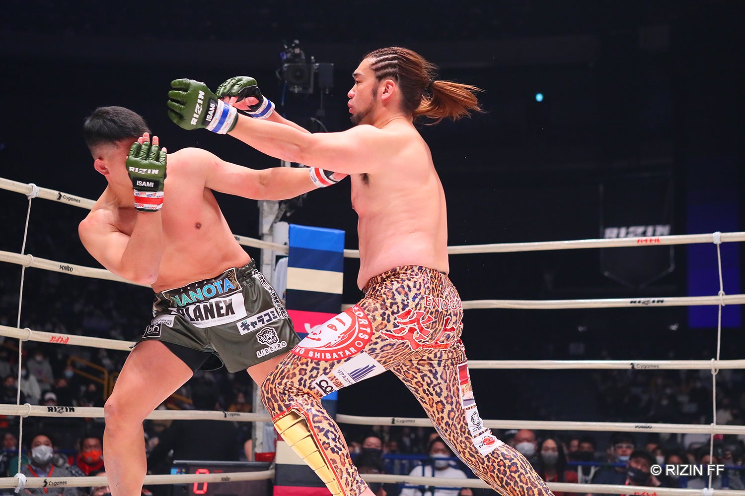 シバターVSHIROYA（C）RIZIN FF