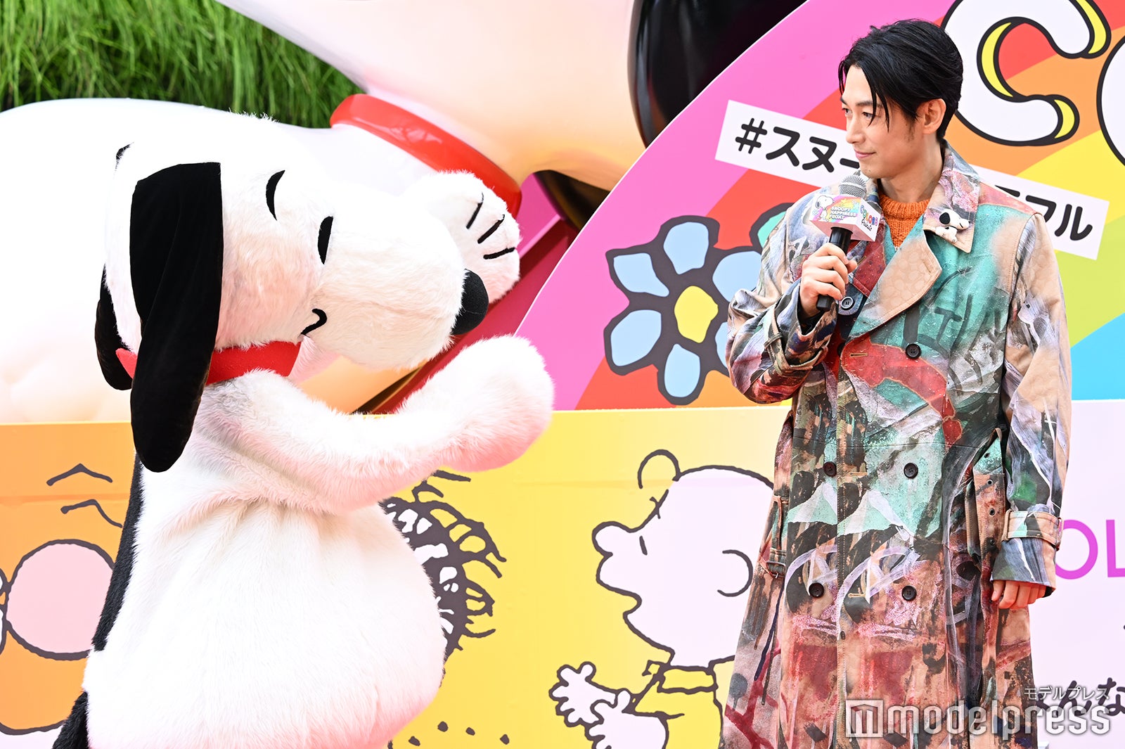 スヌーピー、ディーン・フジオカ （C）モデルプレス