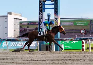【地方競馬】片目の競走馬“福ちゃん”ことドコフクカゼが初勝利 新原周は成長力に驚き「まだ勝てると信じています」