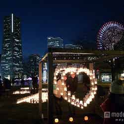I LOVE YOKOHAMA~スマイル キャンドル ナイト~(作品イメージ)/画像提供:スマートイルミネーション横浜実行委員会