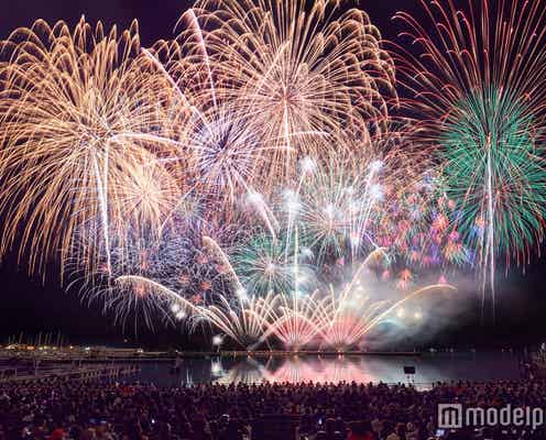 ハウステンボス、九州最大級15000発&日本初の花火が夏空を彩る