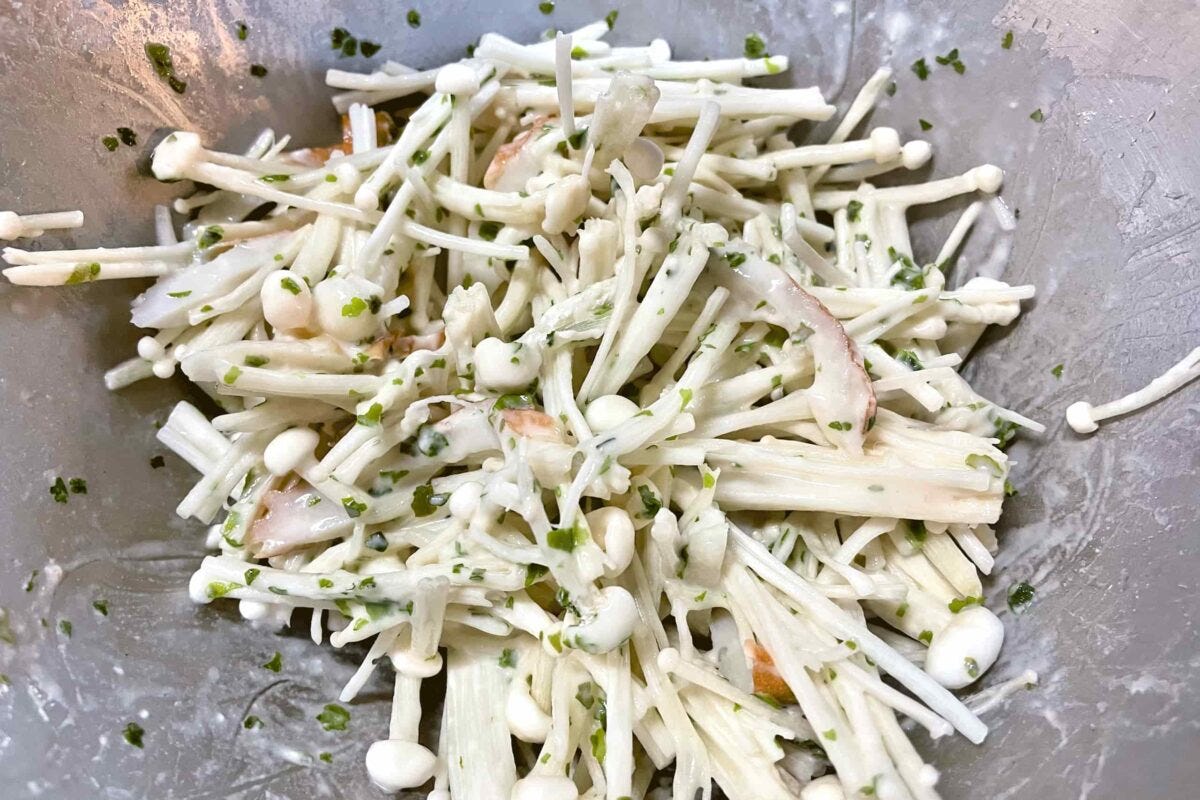 えのきとちくわのサクサク焼き