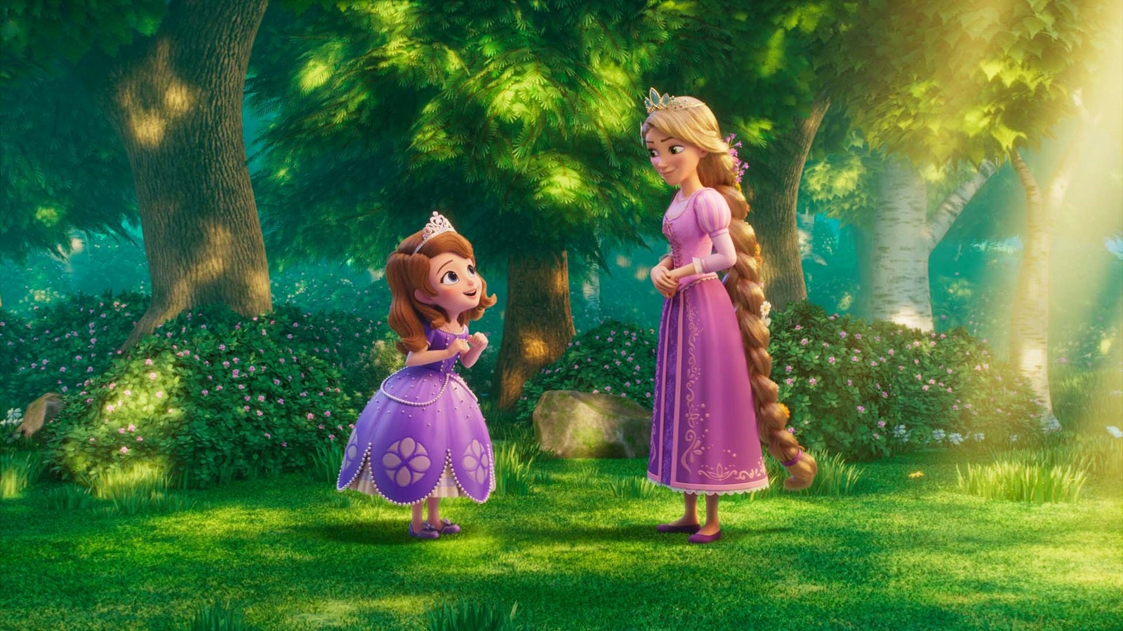 ソフィアとラプンツェル（C）Disney