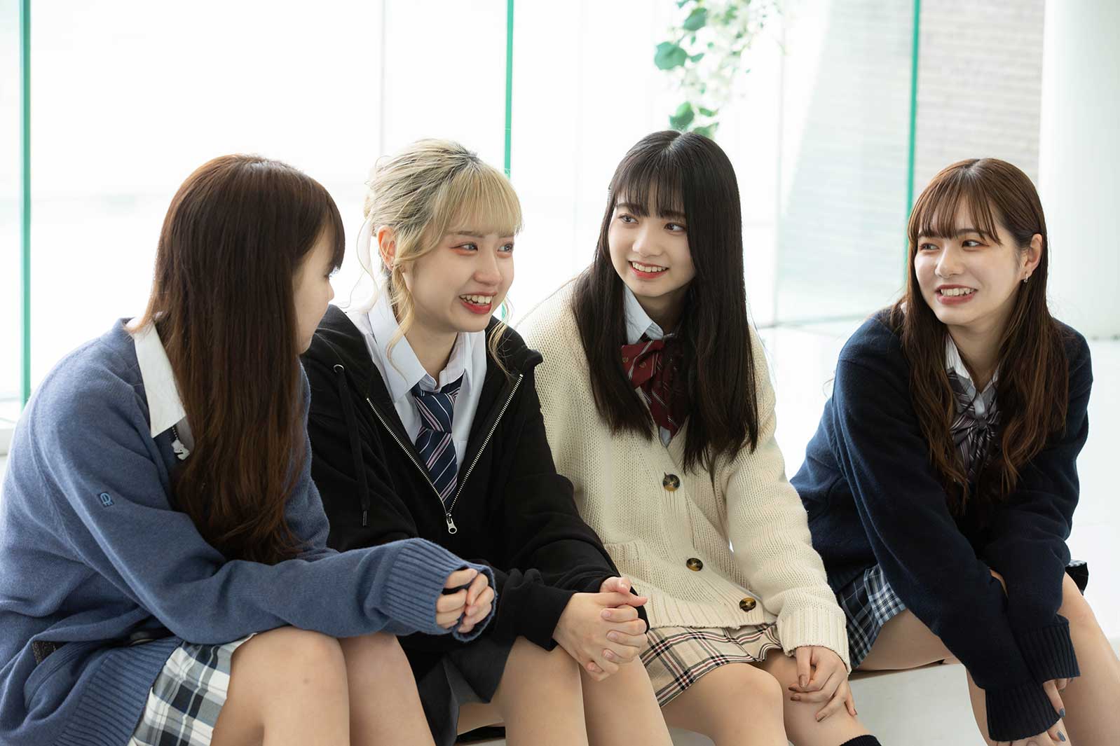 かのん、まり、なる、すずか「今日、好きになりました。-卒業編2021-」第6話より（C）AbemaTV, Inc.