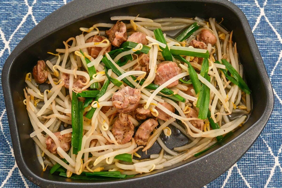 電子レンジで焼き目が付く!