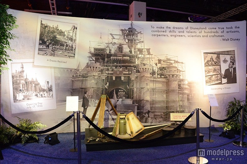 ディズニーランドの建設の展示