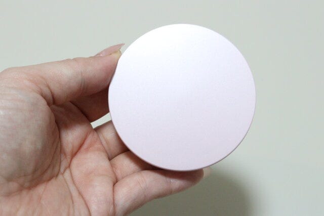 ミラー付パウダーケース（パフ入）　カラー