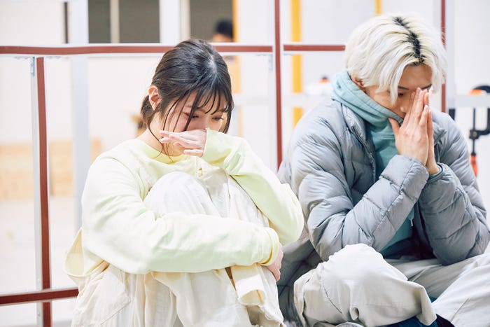 ゆな、松本怜生「彼とオオカミちゃんには騙されない」第4話(C)AbemaTV, Inc.