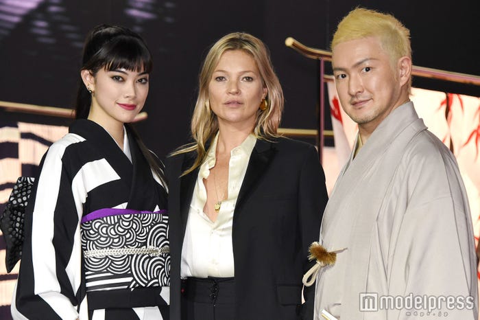 森星、ケイト・モス、中村獅童 (C)モデルプレス