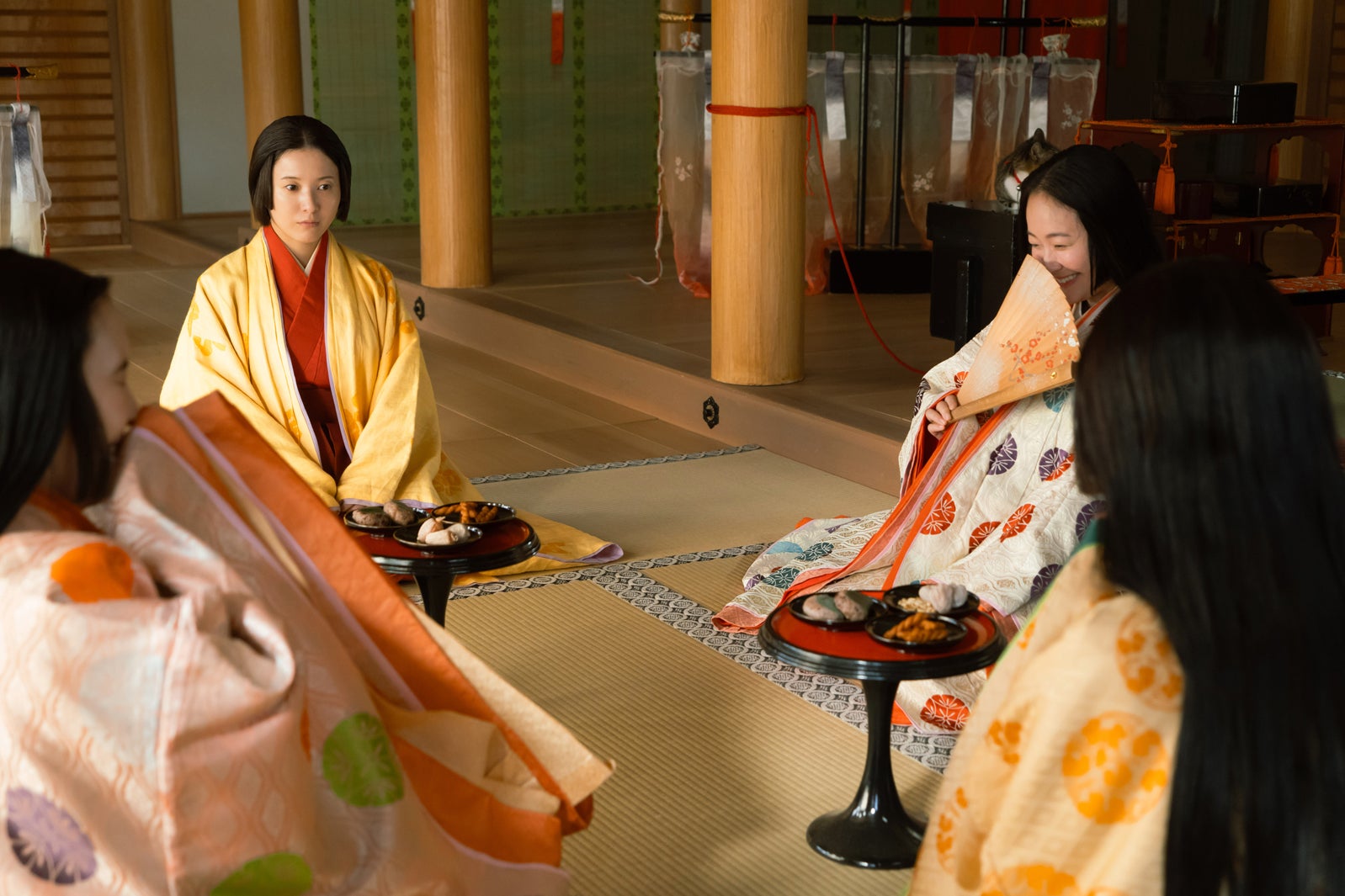 吉高由里子、黒木華「光る君へ」第9話より（C）NHK