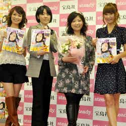 左から:三枝こころ、隅田美保、馬場園梓、美優