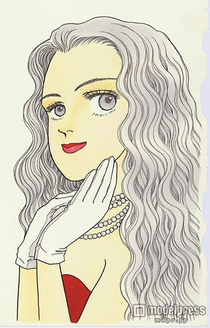 白鳥麗子の原作イラスト(C)鈴木由美子/講談社