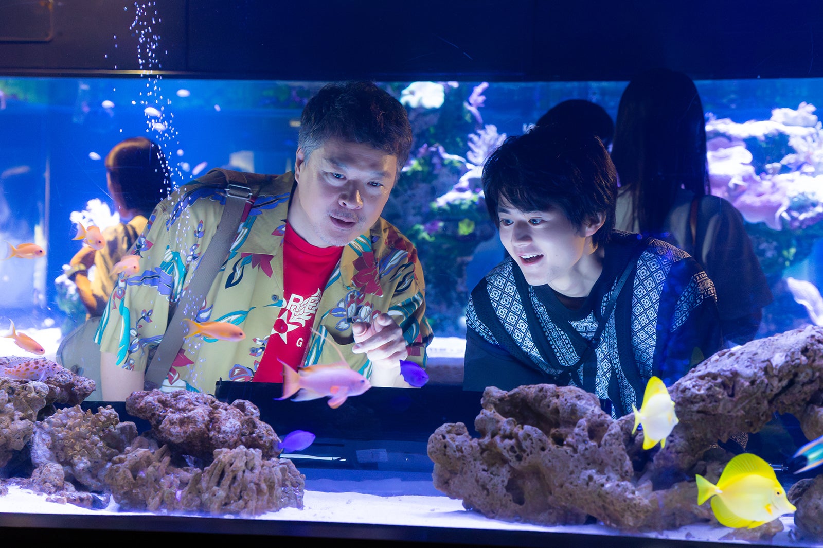 田中哲司、鈴鹿央士「ゆりあ先生の赤い糸」第4話より（C）テレビ朝日