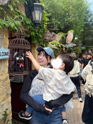 森咲智美、九州ドライブ旅を満喫 湯布院＆福岡で見せた"幸せ親子時間"に反響「めっちゃ素敵」
