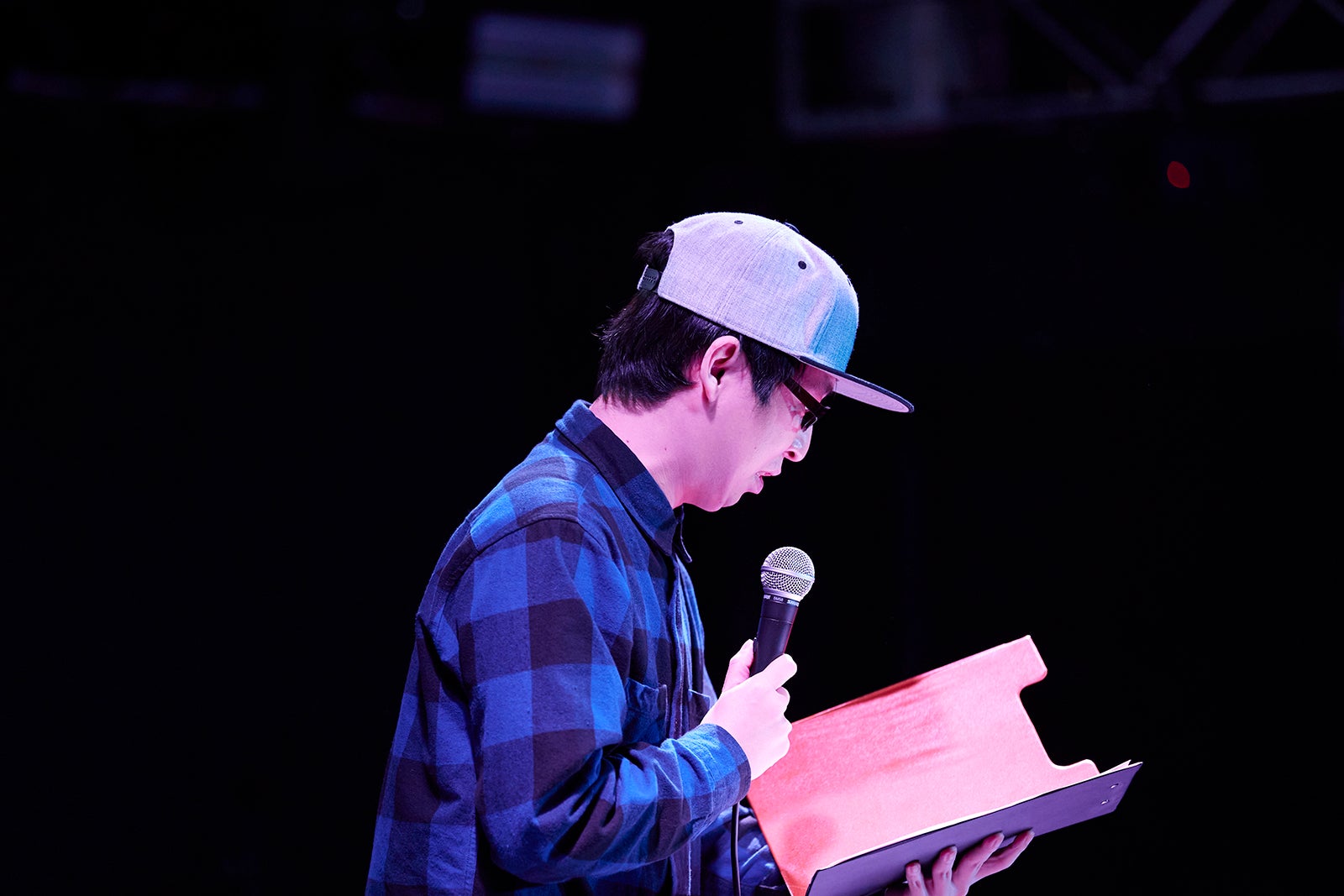 石橋哲也「ラファエルプロデュースアイドル」最終審査より（提供写真）