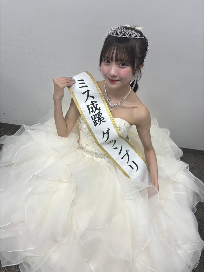 橋本菜々子さん「ミス成蹊コンテスト2024」より(提供写真)