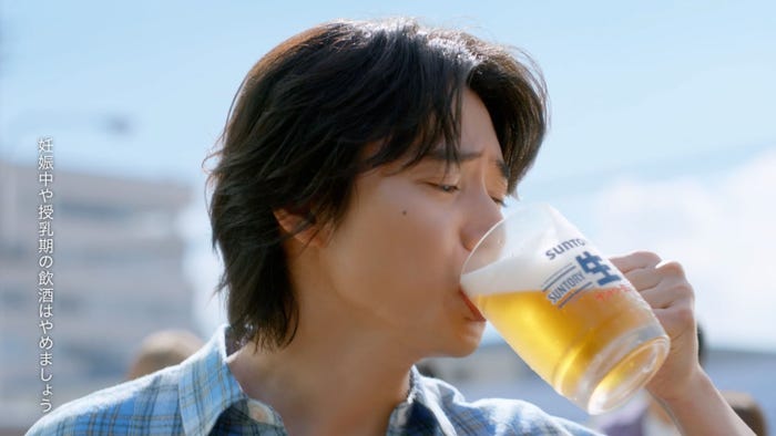 山崎賢人/新TVCM「生奉行」篇より(提供写真)