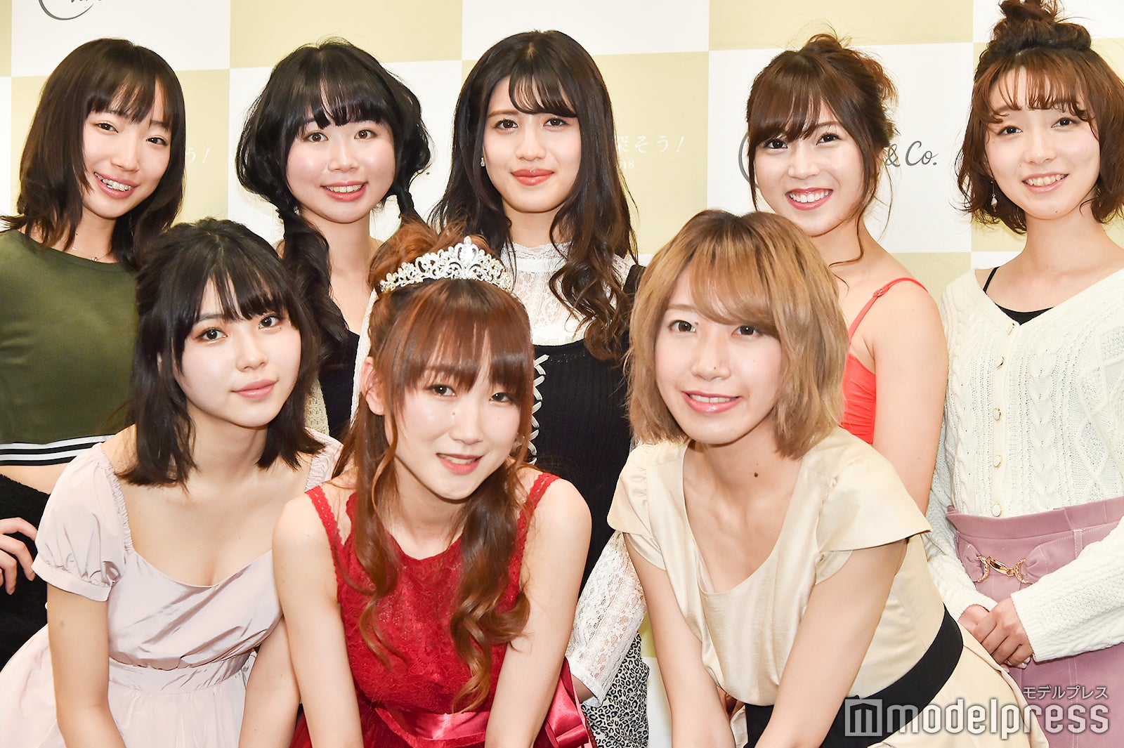 （左上から時計回りに）有明ゆな、大沢風琴、御子柴かな、水川華奈、あやんぬ、Azumi、今泉史、堀井柚奈 （C）モデルプレス