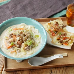【15分で2品完成!】カット野菜でちゃんぽんうどん・揚げないのっけ春巻きの作り方