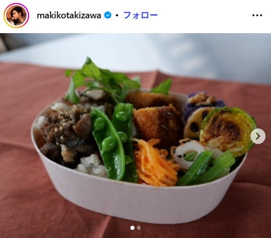 滝沢眞規子Instagramより