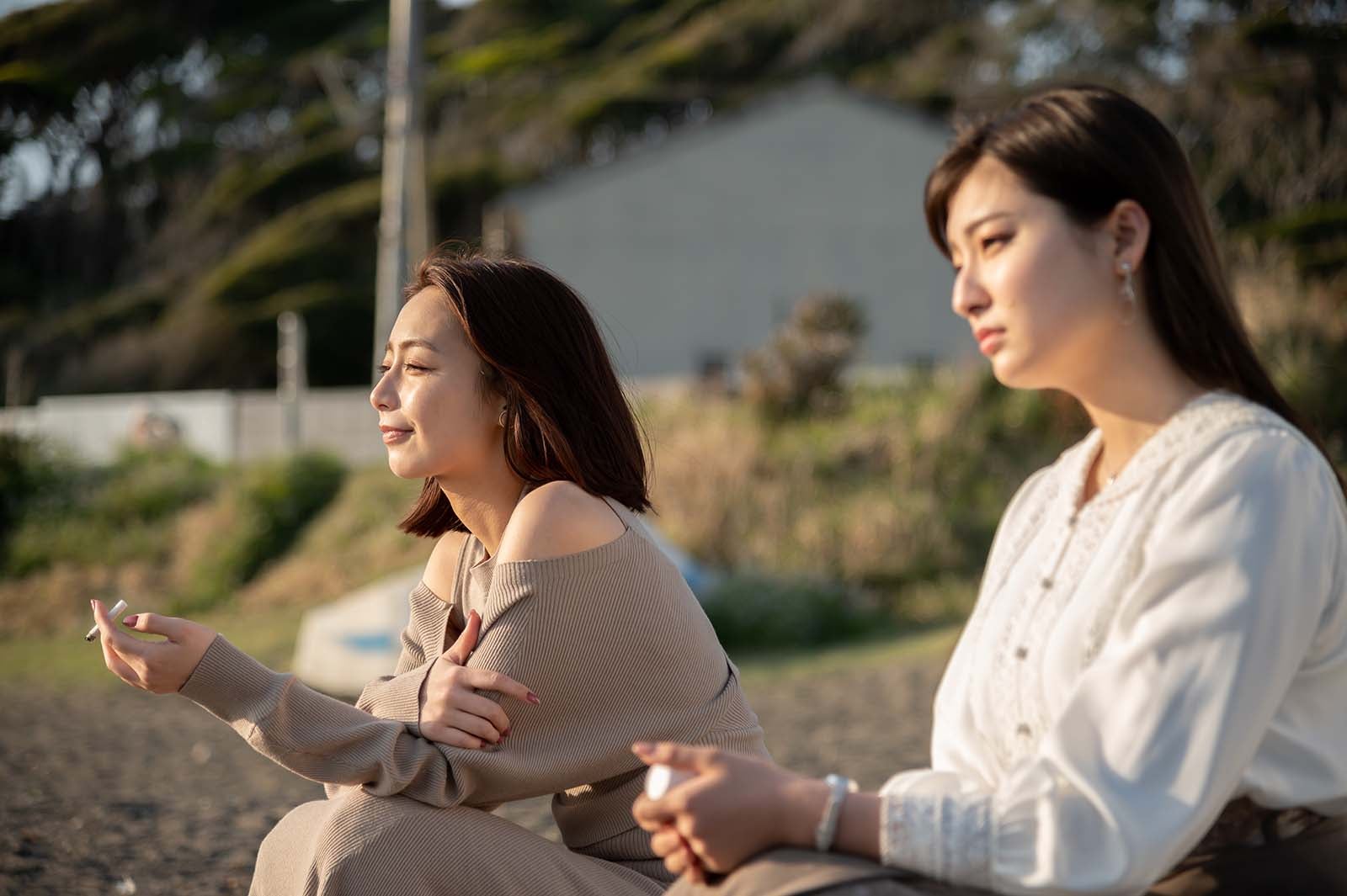 宇垣美里、吉川愛「明日、私は誰かのカノジョ」第6話より（C）「明日、私は誰かのカノジョ」製作委員会・MBS