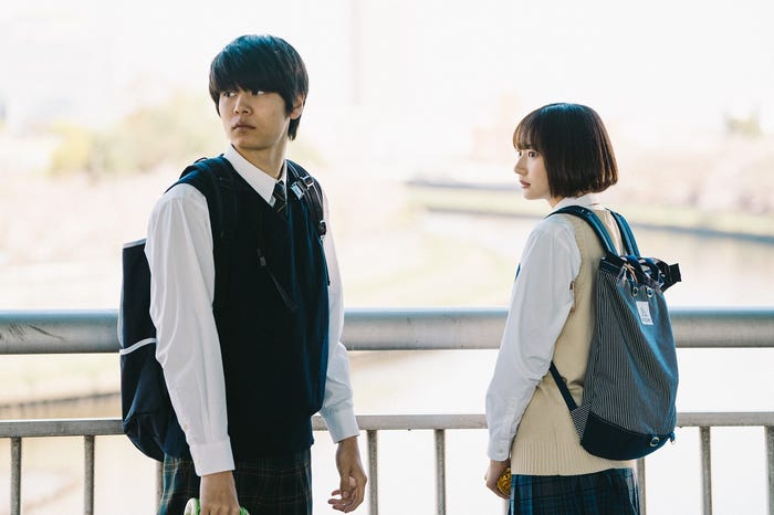萩原利久、武田玲奈/「電影少女-VIDEO GIRL MAI 2019-」第10話より(C)『電影少女 2019』製作委員会