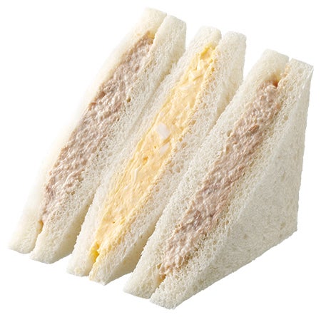 盛りすぎ！ツナたまごサンド税込289円／提供画像