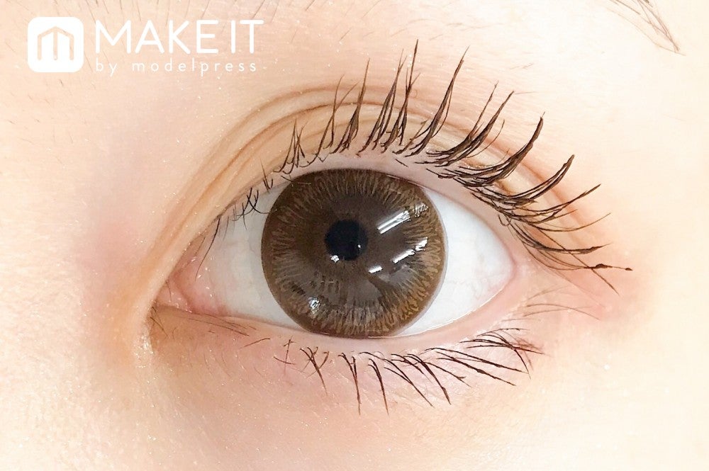 キャンメイク／クイックラッシュカーラー／BR ブラウン 使用 (C)メイクイット